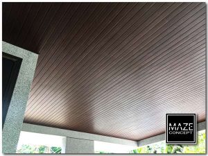 Ceiling Wood Panel For Car Porch 3