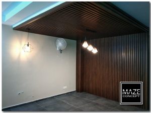 Ceiling Wood Panel For Car Porch Ampang