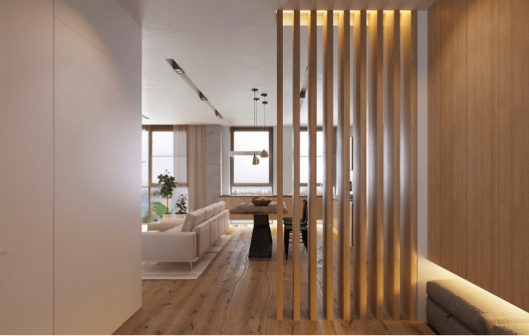 Wood Slat Room Dividers: Elevate Your Space with Style - Maze Concept ...