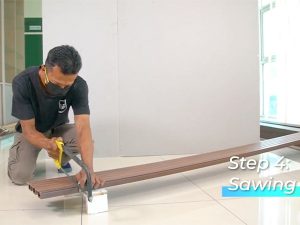 Step 4 Sawing Decorative Fluted Wall Panel