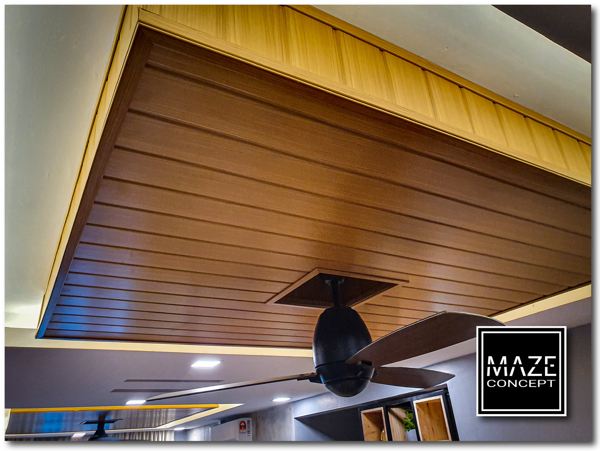 Timber Strip Ceiling For Living Room 1