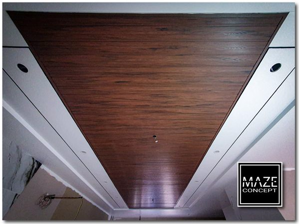 Timber Strip Ceiling For Living Room Balakong