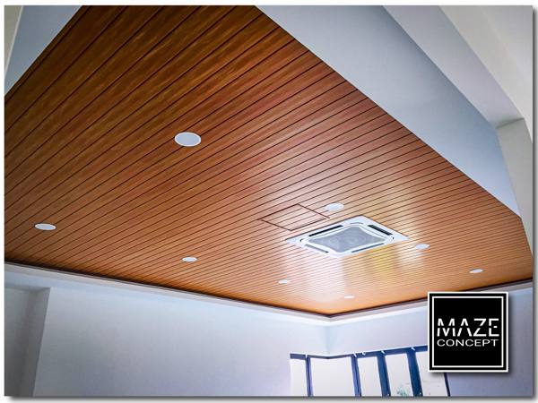 Timber Strip Ceiling For Living Room Kuala Lumpur