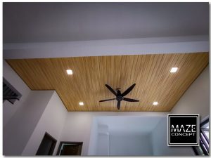 Timber Strip Ceiling For Living Room Puchong