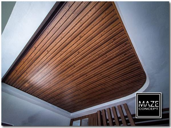 Timber Strip Ceiling For Living Room Setia Alam