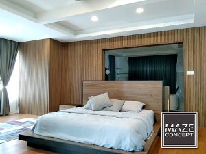 Wood Wall Panel For Bedroom Puchong